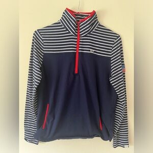 Vineyard Vines American Flag Quarter Zip